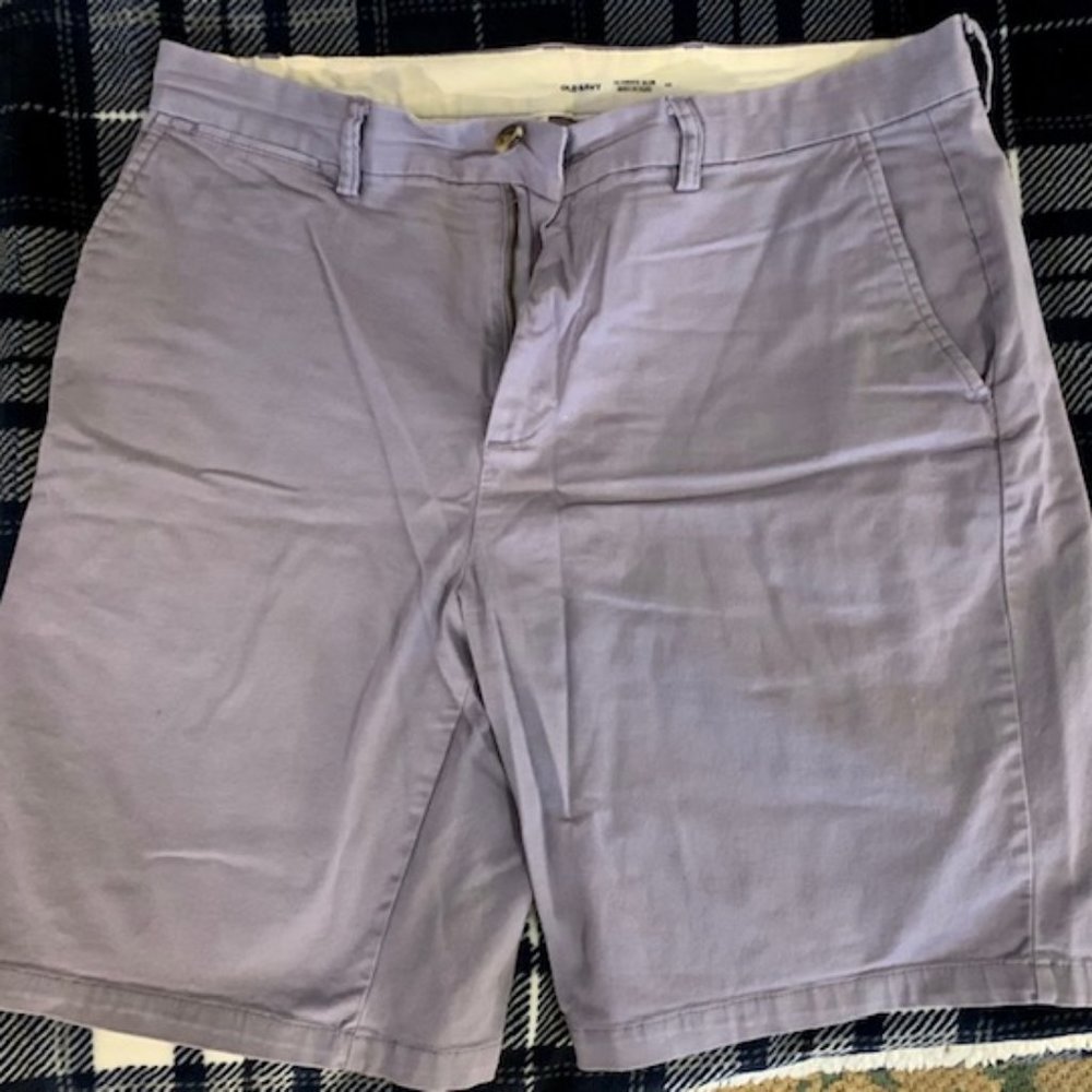 Purple Old Navy Ultimate Slim Shorts